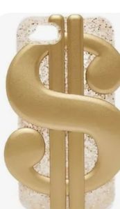 Ban.do IPhone 7 Silicone Gold Cash Money Sign Phone Case